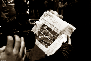 Südflügelblockade Vorabbericht der Stuttgarter Zeitung