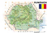 Landkarte Rumänien