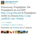 Prügelglatze tweet